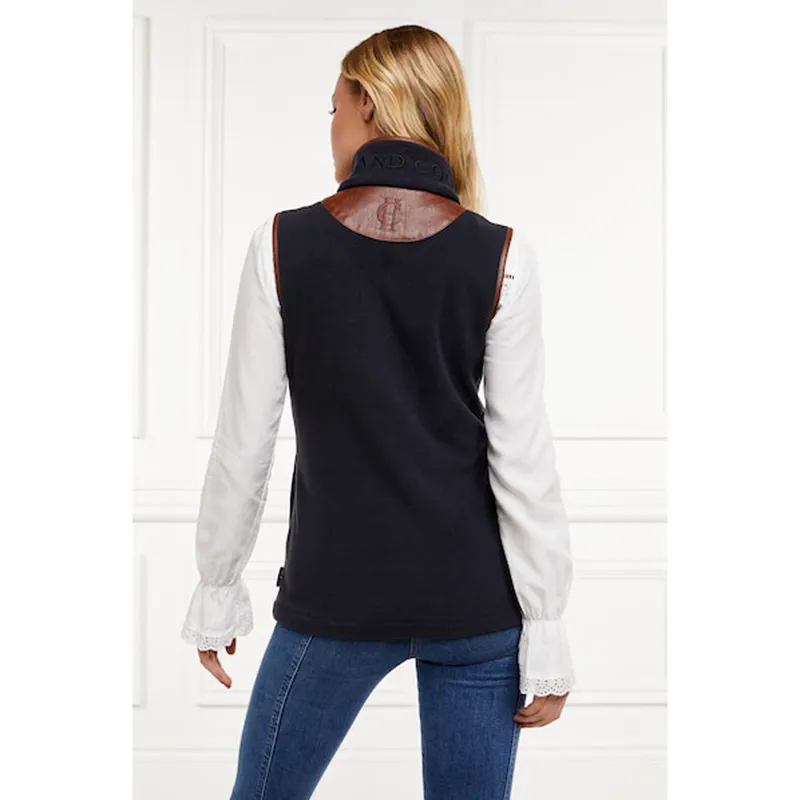 Holland Cooper Country Fleece Gilet - Ink Navy-1
